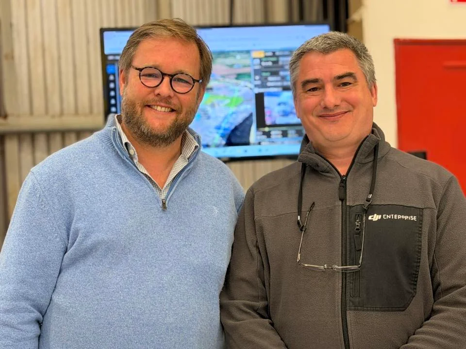Dimitri Janssens à gauche et Vincent François à droite